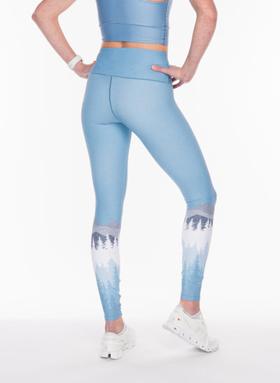 Sky Blue Summit Yoga Pants